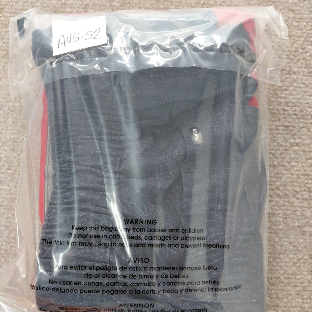 Hurley Men Swimwear L Red Blue Lined Swim Trunk Striped Board Shorts 7.5" Inseam - Picture 10 of 10